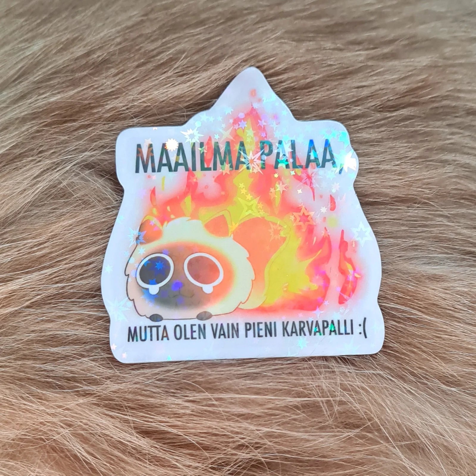 Maailma palaa, vinyylitarra (3 versiota)