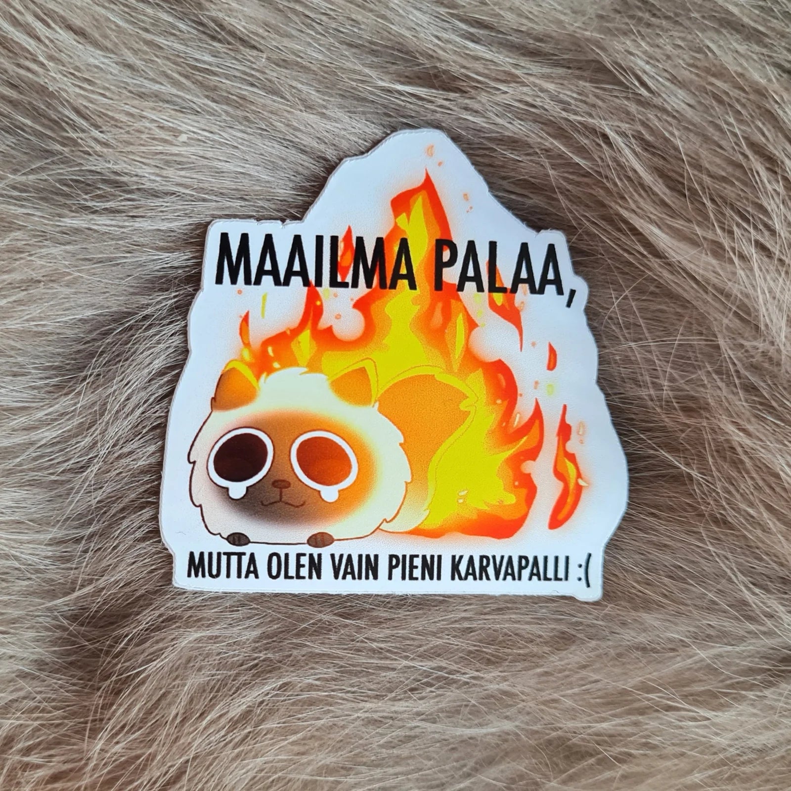 Maailma palaa, vinyylitarra (3 versiota)