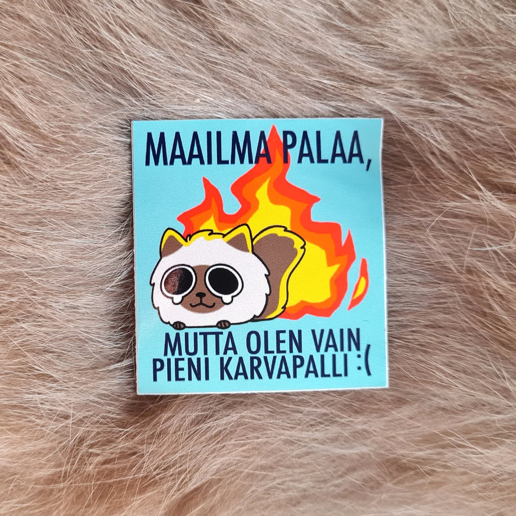 Maailma palaa, vinyylitarra (3 versiota)