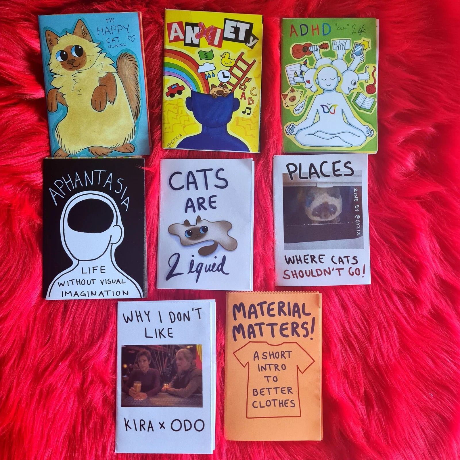 Zine setti / setit (4-8 kpl)