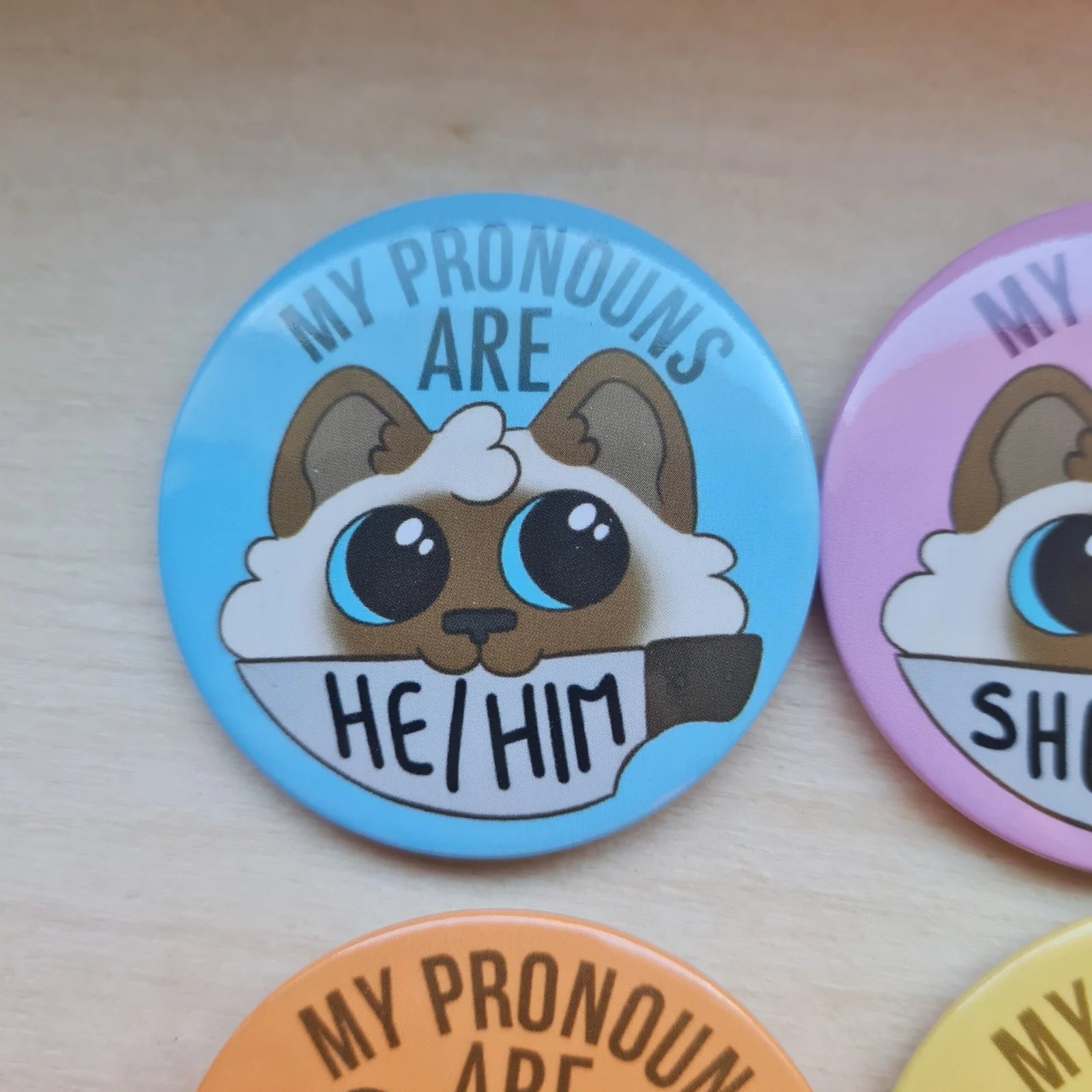 Pronominikissat, pinssi