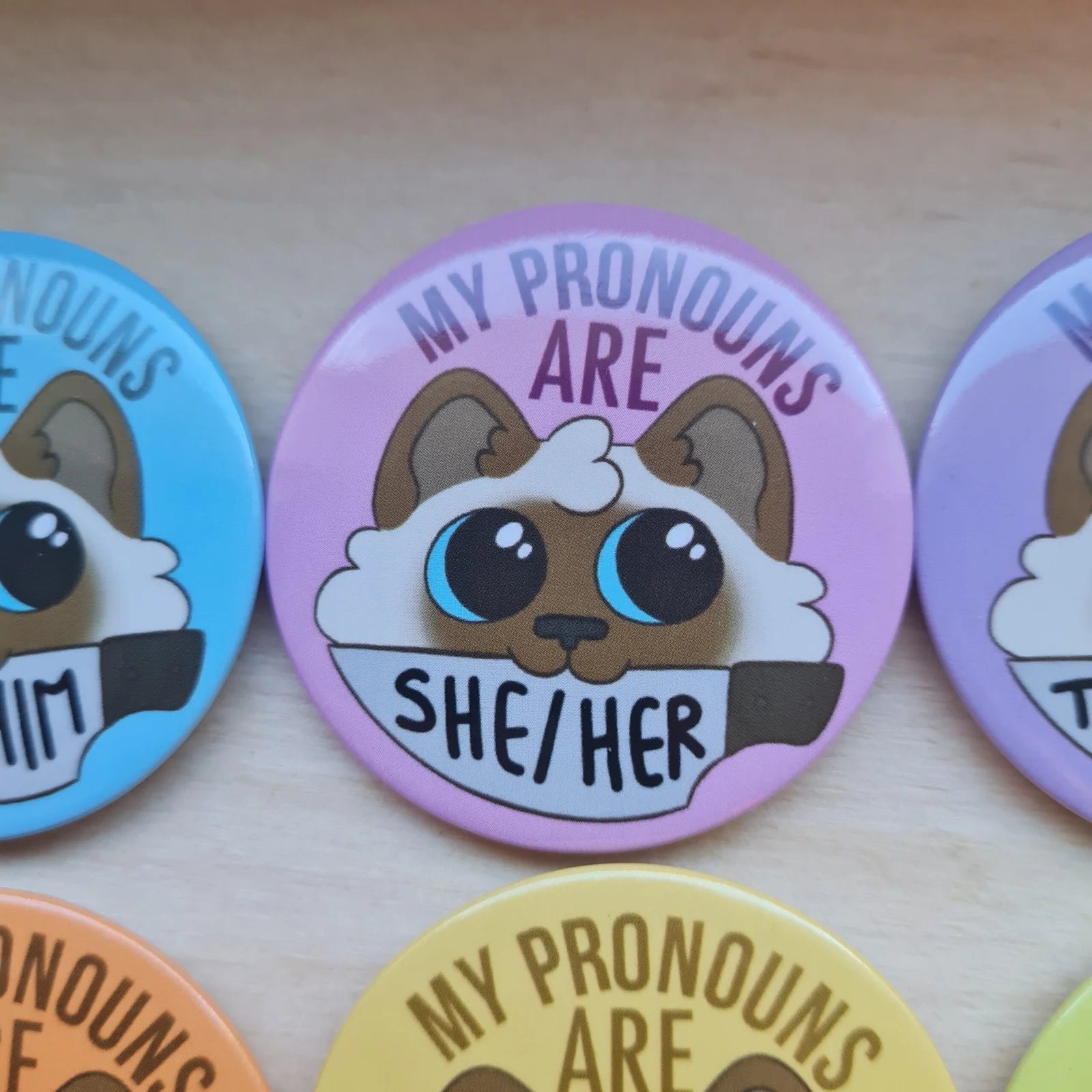 Pronominikissat, pinssi