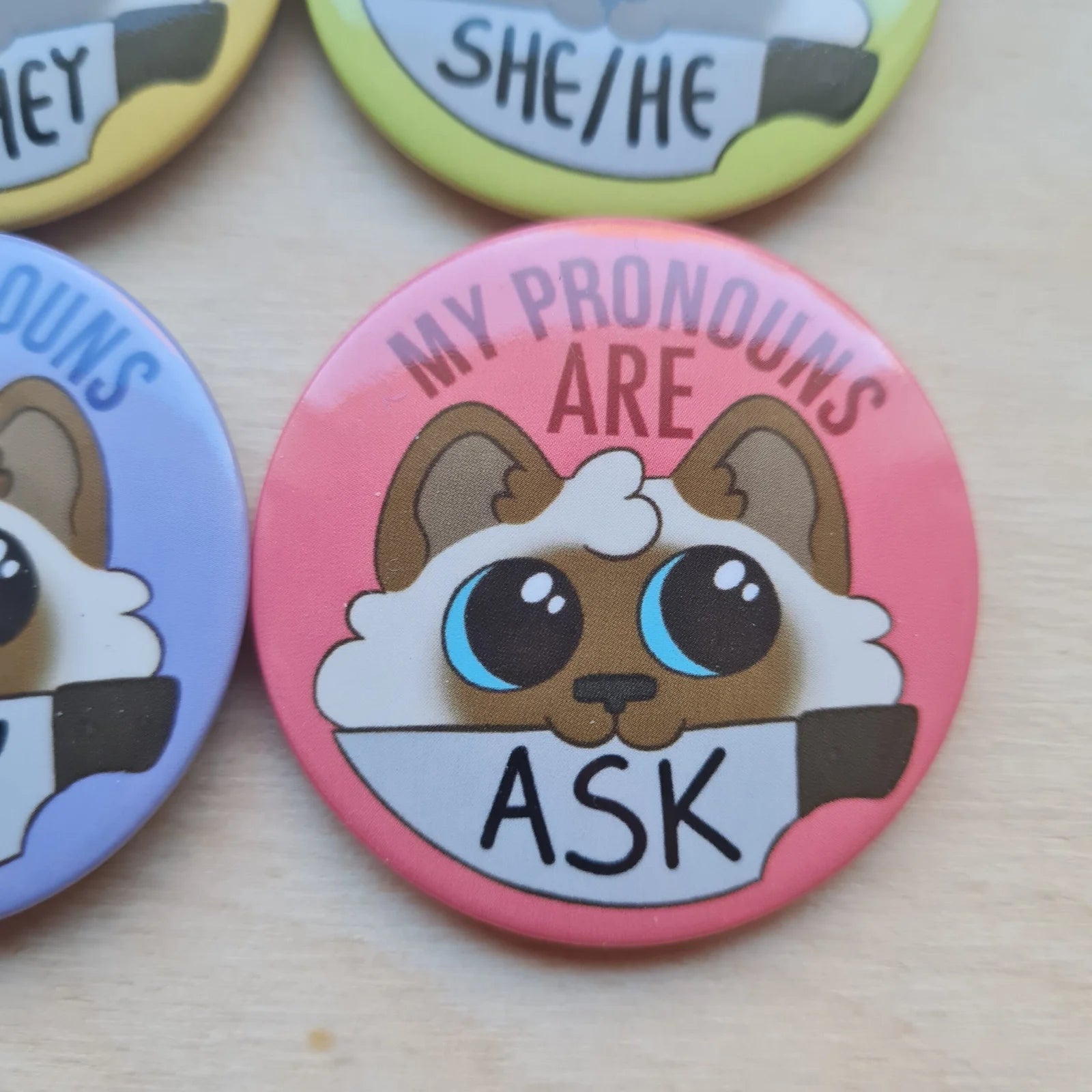 Pronominikissat, pinssi