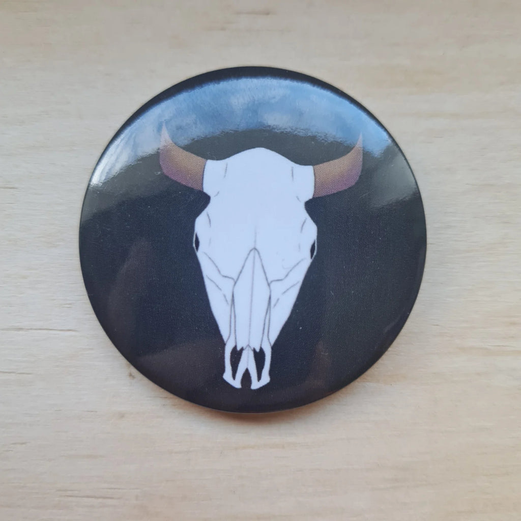 Kissa / Koira / Lehmä kallo, pinssi