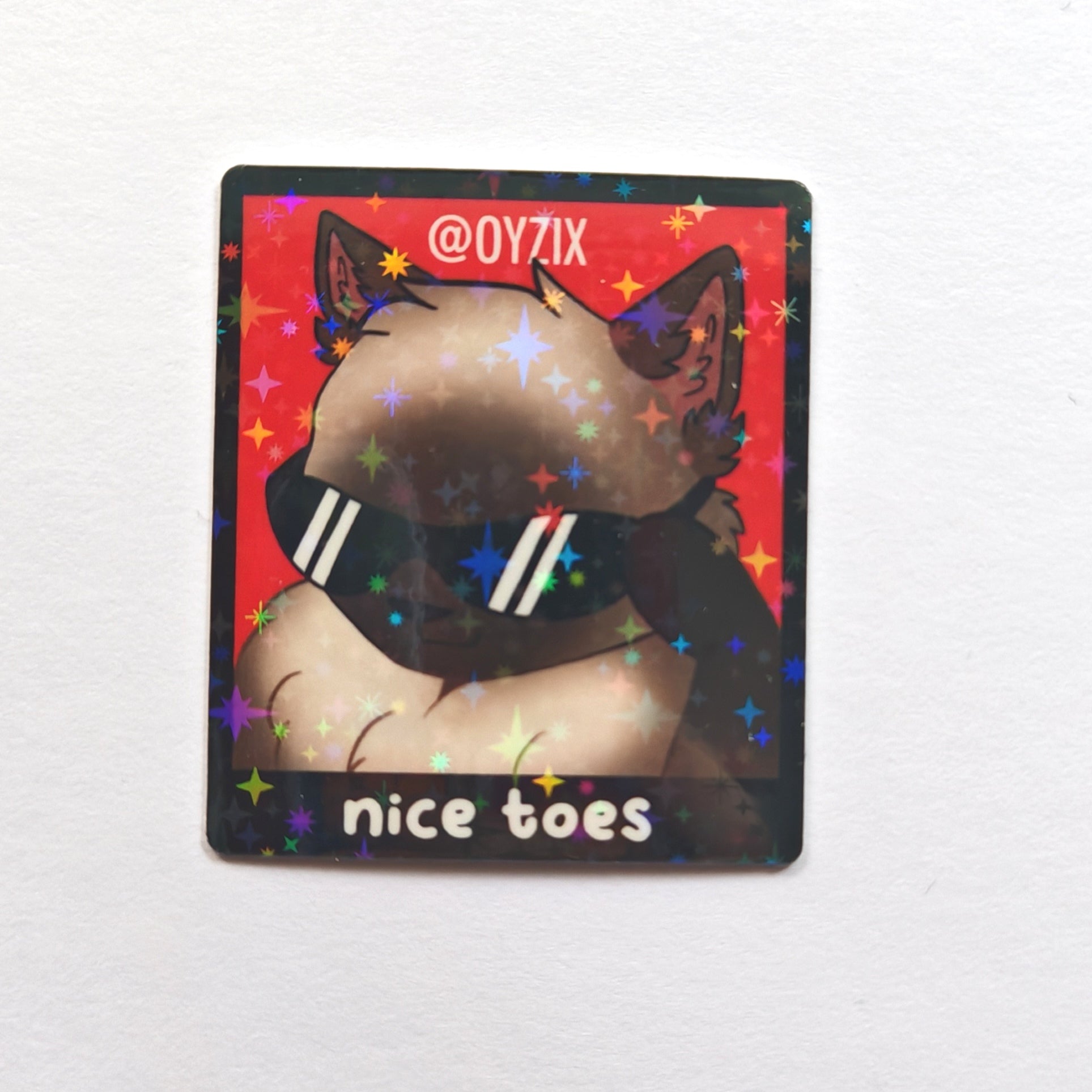 Nice toes, holografinen vinyylitarra