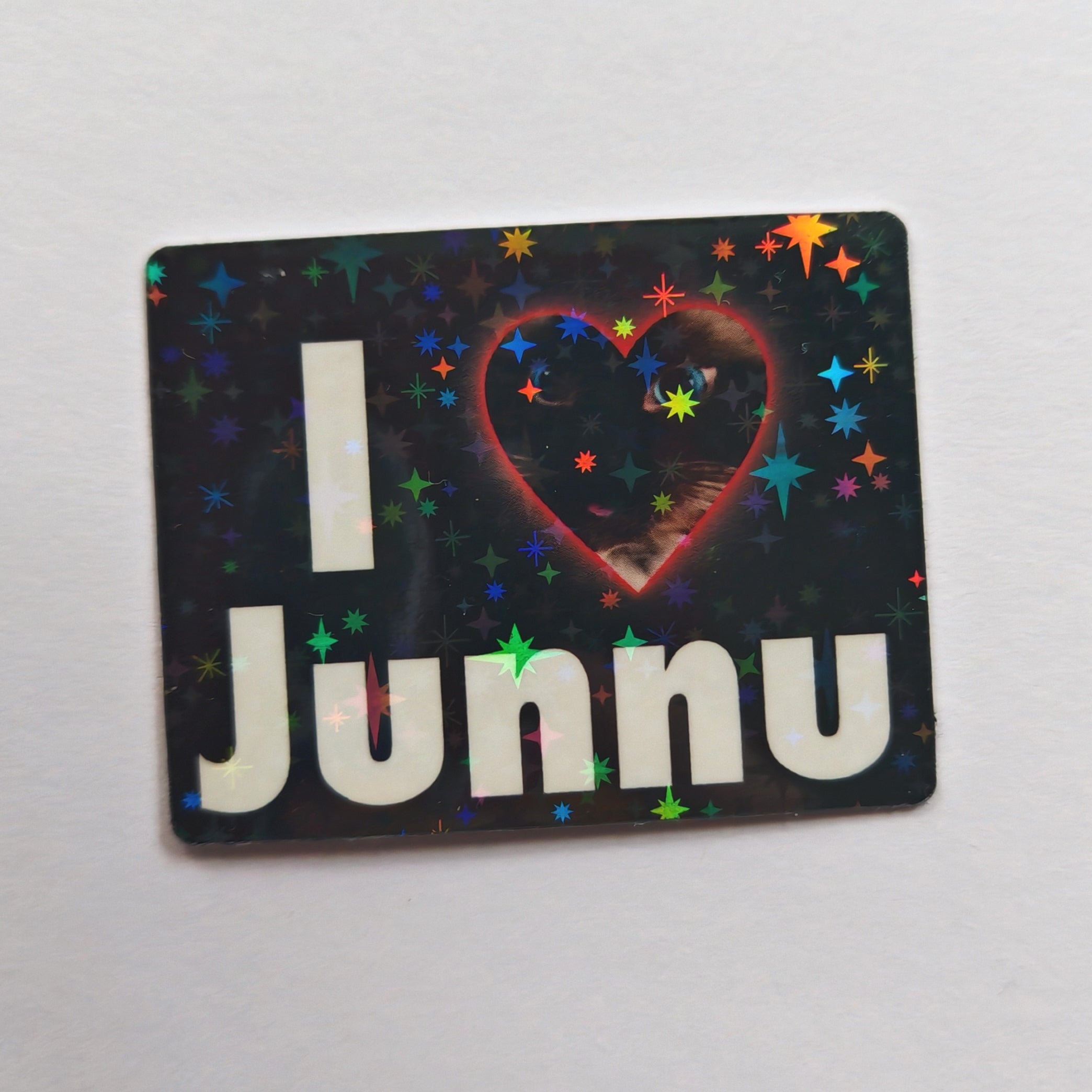 I <3 Junnu, holografinen vinyylitarra